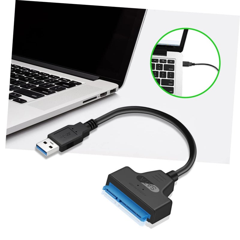 USB 3.0 to USB A Hard Drive Cable with LED Indicator Quick Stable Data Transfer - Image 2
